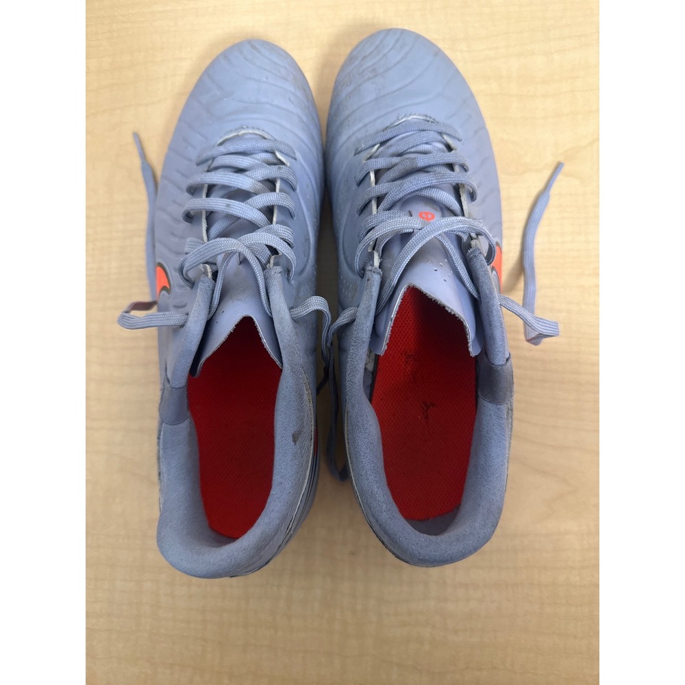 Nike Tiempo Legend 9 Academy FG MG Soccer Cleats Grey Crimson Mens 8.5 DV4337